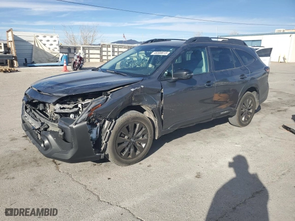 2023 Subaru Outback Onyx Edition with VIN 4S4BTAJC9P3126750, listed as a Copart auction lot 46588615 with 40,649 mi miles and Salvage Title. Bid and sale history available at carsss.com. Image 1.
