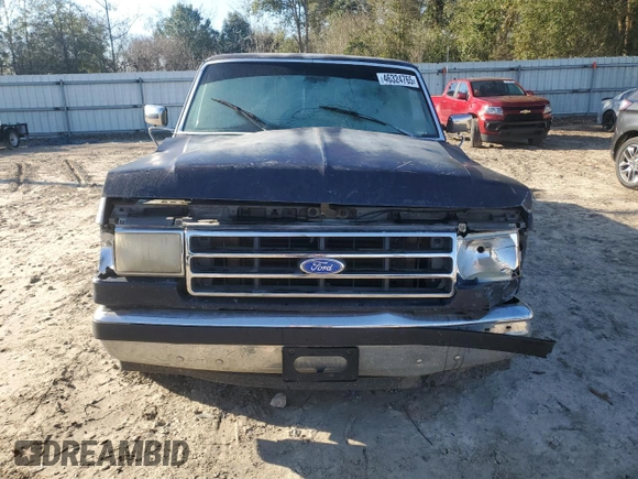 1991 Ford F-150 with VIN 1FTEX15N6MKB37563, listed as a Copart auction lot 46324765 with 35,884 mi miles and Salvage Title. Bid and sale history available at DreamBid. Image 5.