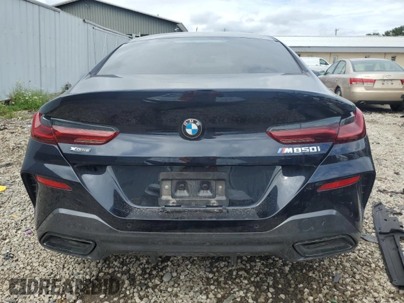 2024 BMW 8 Series M850i with VIN WBAGV8C07RCR35258, listed as a Copart auction lot 69292644 with 0 mi miles and Salvage Title. Bid and sale history available at carsss.com. Image 6.