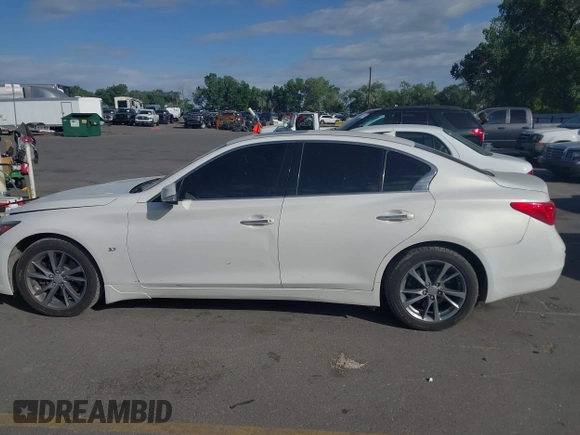 2015 Infiniti Q50 Premium z VIN JN1BV7ARXFM416349, wystawiony jako IAAI lot #42225088 z przebiegiem 194 127 mil mil oraz . Historia ofert i sprzedaży dostępna na DreamBid. Obrazek 14.