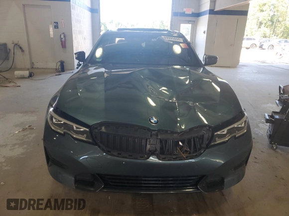 2021 BMW 3 Series 330i xDrive with VIN WBA5R7C01MFK86974, listed as a Copart auction lot 69995894 with 28,926 mi miles and Salvage Title. Bid and sale history available at carsss.com. Image 5.