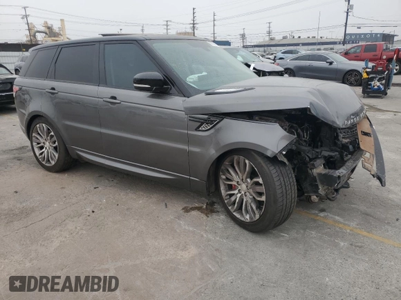 2014 Land Rover Range Rover Sport Autobiography with VIN SALWV2TF1EA377812, listed as a Copart auction lot 59728525 with 44,889 mi miles and Salvage title. Bid and sale history available at DreamBid. Image 4.