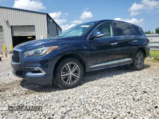 2019 Infiniti QX60 Pure z VIN 5N1DL0MN3KC524349, wystawiony jako Copart lot #54876725 z przebiegiem 94 140 mil mil oraz Czysty tytuł • Clean title. Historia ofert i sprzedaży dostępna na DreamBid. Obrazek 1.