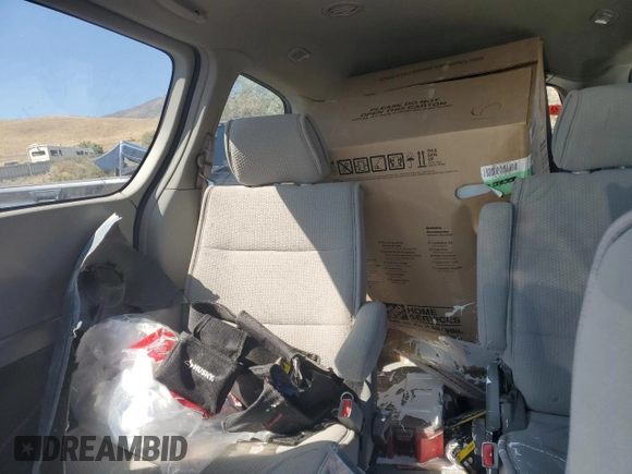 2008 Nissan Quest with VIN 5N1BV28U18N103015, listed as a Copart auction lot 70055624 with 0 mi miles and Salvage Title. Bid and sale history available at carsss.com. Image 10.