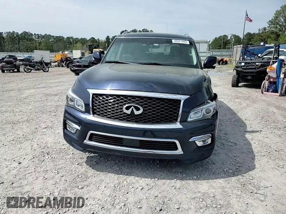 2017 Infiniti QX80 with VIN JN8AZ2NF8H9644229, listed as a Copart auction lot 50521545 with 141,122 mi miles and Salvage Title. Bid and sale history available at carsss.com. Image 11.