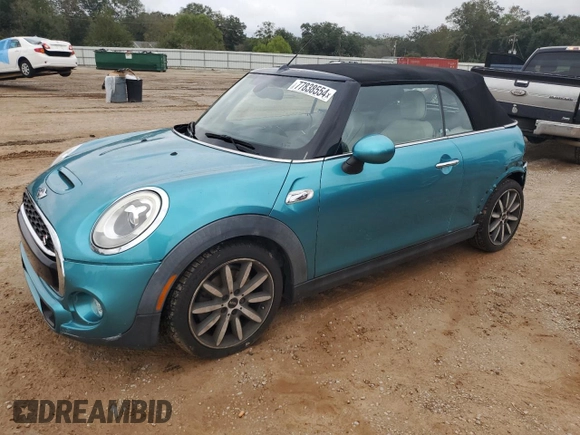 2016 MINI Convertible S z VIN WMWWG9C59G3A91280, wystawiony jako Copart lot #77838554 z przebiegiem 105 099 mil mil oraz Szkoda całkowita • Salvage title. Historia ofert i sprzedaży dostępna na DreamBid. Obrazek 1.
