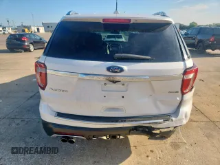 2018 Ford Explorer Platinum with VIN 1FM5K8HT2JGB88893, listed as a Copart auction lot 61164705 with 133,843 mi miles and Salvage title. Bid and sale history available at DreamBid. Image 6.