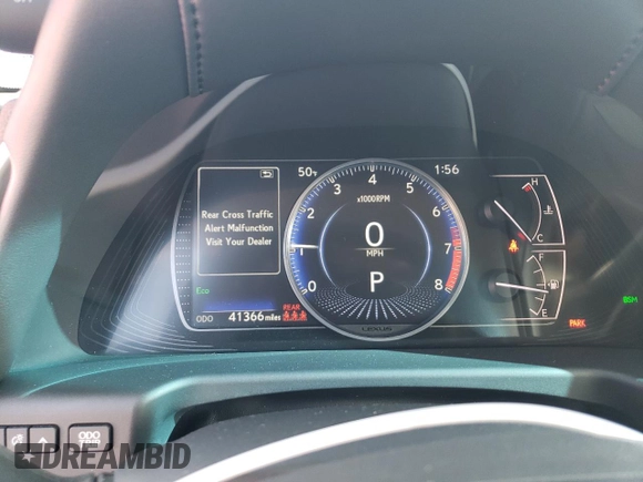 2020 Lexus ES 350 Luxury with VIN 58AEZ1B15LU079044, listed as a Copart auction lot 80201664 with 41,366 mi miles and Salvage title. Bid and sale history available at DreamBid. Image 9.