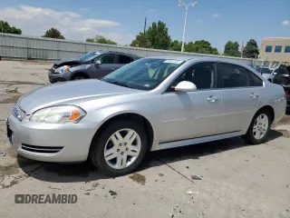2014 Chevrolet Impala LT with VIN 2G1WB5E38E1124073, listed as a Copart auction lot 59691855 with 169,875 mi miles and Salvage title. Bid and sale history available at DreamBid. Image 1.