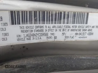 2000 Jeep Grand Cherokee Laredo z VIN 1J4G248N2YC334566, wystawiony jako IAAI lot #42623519 z przebiegiem Nie podano mil oraz . Historia ofert i sprzedaży dostępna na DreamBid. Obrazek 9.