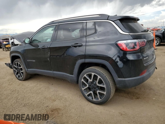 2018 Jeep Compass Limited with VIN 3C4NJDCB5JT104687, listed as a Copart auction lot 54964015 with 85,435 mi miles and Salvage title. Bid and sale history available at DreamBid. Image 2.