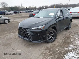 2025 Lexus NX 350h Premium with VIN 2T2GKCEZ6SC039679, listed as a IAAI auction lot 41318185 with 1,782 mi miles and . Bid and sale history available at DreamBid. Image 2.