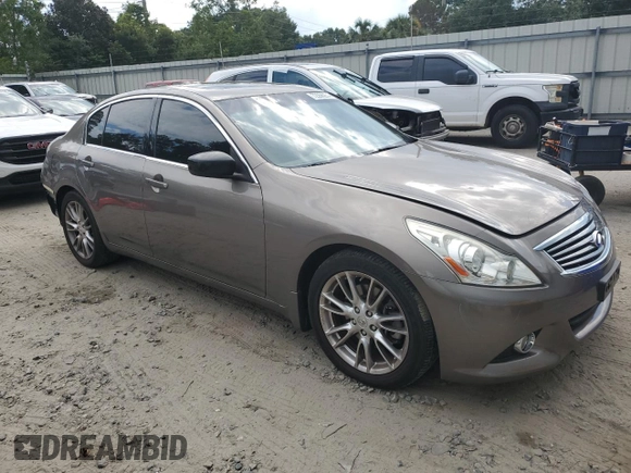 2011 Infiniti G37 Journey with VIN JN1CV6AP9BM507118, listed as a Copart auction lot 72356254 with 114,441 mi miles and Salvage Title. Bid and sale history available at DreamBid. Image 4.