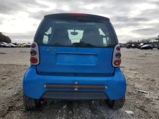 2006 Smart fortwo with VIN WME4503321J273497, listed as a Copart auction lot 83279784 with 51,749 mi miles and Non Repairable. Bid and sale history available at DreamBid. Image 6.