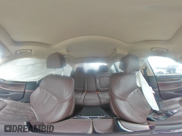2017 BMW 7 Series 740i with VIN WBA7E2C55HG739366, listed as a Copart auction lot 45961575 with 0 mi miles and Salvage Title. Bid and sale history available at carsss.com. Image 14.