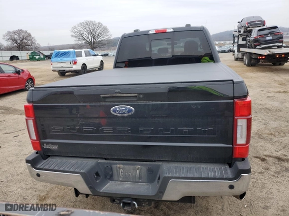 2020 Ford Super Duty F-250 SRW XL with VIN 1FT7W2BN6LEE42600, listed as a Copart auction lot 81803313 with 162,326 mi miles and Salvage Title. Bid and sale history available at carsss.com. Image 6.