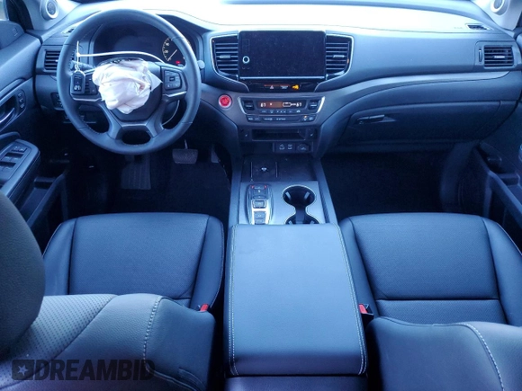 2024 Honda Ridgeline RTL with VIN 5FPYK3F56RB030210, listed as a Copart auction lot 47406845 with 4,042 mi miles and Salvage title. Bid and sale history available at DreamBid. Image 8.