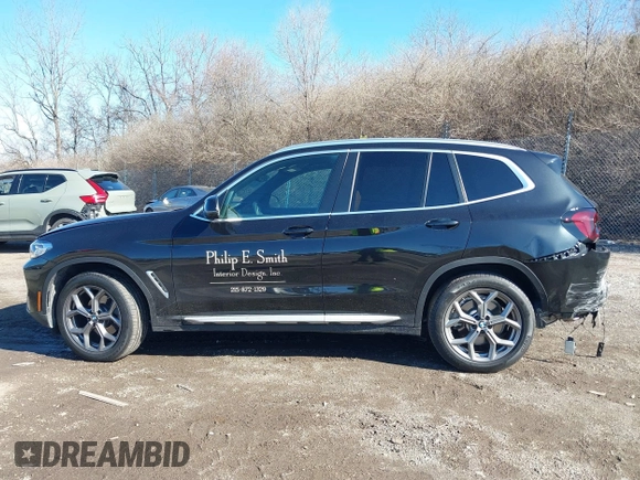2024 BMW X3 xDrive30i with VIN 5UX53DP03R9X02816, listed as a IAAI auction lot 41826664 with 9,571 mi miles and . Bid and sale history available at DreamBid. Image 15.