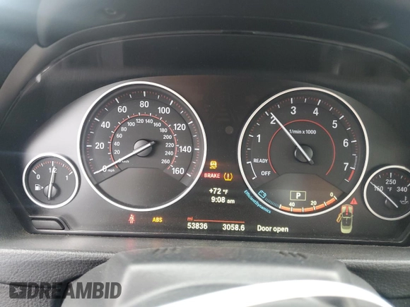 2014 BMW 4 Series 428i xDrive with VIN WBA3T1C58EPS98164, listed as a Copart auction lot 71273804 with 53,836 mi miles and Salvage Title. Bid and sale history available at carsss.com. Image 9.
