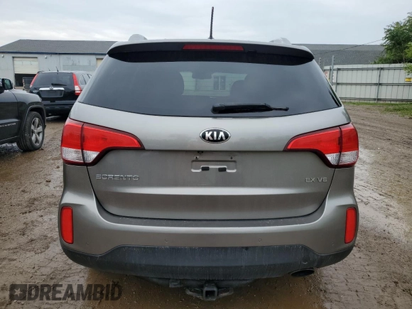 2015 Kia Sorento EX with VIN 5XYKUDA79FG624656, listed as a Copart auction lot 59947005 with 124,509 mi miles and Clean title. Bid and sale history available at DreamBid. Image 6.