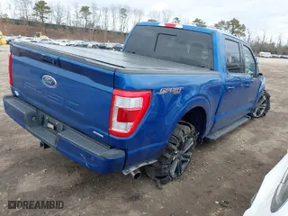 2022 Ford F-150 XL with VIN 1FTFW1E82NKE41217, listed as a IAAI auction lot 41710276 with 26,731 mi miles. Bid and sale history available at carsss.com. Image 4.