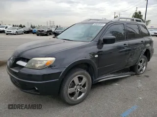 2006 Mitsubishi Outlander SE with VIN JA4LX41F36U052222, listed as a Copart auction lot 65640484 with 167,989 mi miles and Salvage Title. Bid and sale history available at carsss.com. Image 1.