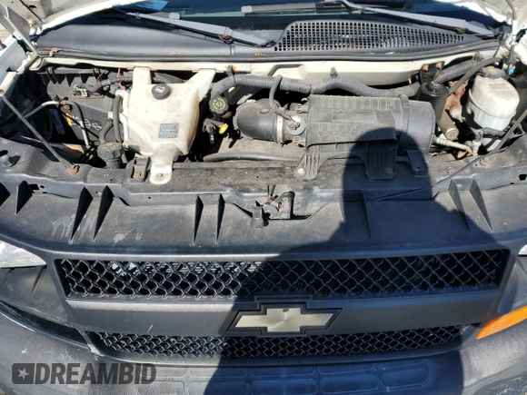 2012 Chevrolet Express Cargo with VIN 1GCSGAFX8C1107214, listed as a Copart auction lot 44963945 with 273,256 mi miles and Salvage title. Bid and sale history available at DreamBid. Image 11.