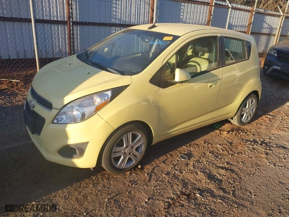 2014 Chevrolet Spark LT with VIN KL8CD6S9XEC539322, listed as a IAAI auction lot 41809479 with 120,000 mi miles. Bid and sale history available at carsss.com. Image 2.
