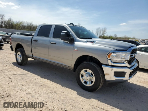 2024 Ram 2500 Tradesman with VIN 3C6UR5CL4RG393141, listed as a Copart auction lot 51021265 with 52 mi miles and Salvage title. Bid and sale history available at DreamBid. Image 4.