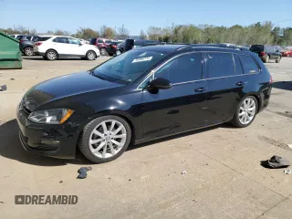 2016 Volkswagen Golf SportWagen TSI S with VIN 3VWC17AU3GM517785, listed as a Copart auction lot 75386274 with 120,718 mi miles and Salvage Title. Bid and sale history available at carsss.com. Image 1.
