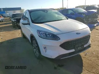 2020 Ford Escape Titanium Hybrid with VIN 1FMCU0DZ5LUA54462, listed as a Copart auction lot 76230694 with 32,698 mi miles and Salvage title. Bid and sale history available at DreamBid. Image 11.