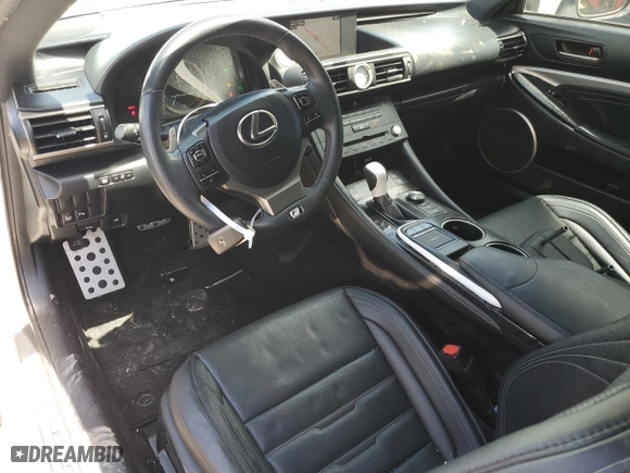 2015 Lexus RC 350 with VIN JTHHE5BC6F5000846, listed as a Copart auction lot 68505124 with 112,541 mi miles and Salvage Title. Bid and sale history available at carsss.com. Image 8.