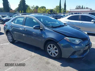 2016 Toyota Corolla L with VIN 5YFBURHE2GP411921, listed as a IAAI auction lot 42580571 with 115,823 mi miles and . Bid and sale history available at DreamBid. Image 1.