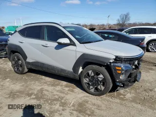 2024 Hyundai Kona SEL with VIN KM8HB3AB6RU065130, listed as a Copart auction lot 45712795 with 8,183 mi miles and Salvage Title. Bid and sale history available at carsss.com. Image 4.