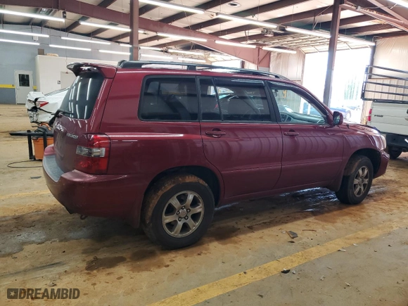 2007 Toyota Highlander with VIN JTEHP21A670192869, listed as a Copart auction lot 47762995 with 273,531 mi miles and Salvage Title. Bid and sale history available at carsss.com. Image 3.