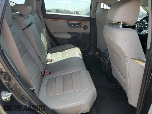 2018 Honda CR-V EX-L z VIN 5J6RW2H84JL031029, wystawiony jako Copart lot #55761595 z przebiegiem Nie podano mil oraz Szkoda całkowita • Salvage title. Historia ofert i sprzedaży dostępna na DreamBid. Obrazek 10.