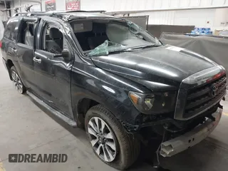 2016 Toyota Sequoia SR5 with VIN 5TDBW5G13GS130820, listed as a IAAI auction lot 41856320 with 1 mi miles. Bid and sale history available at carsss.com. Image 1.