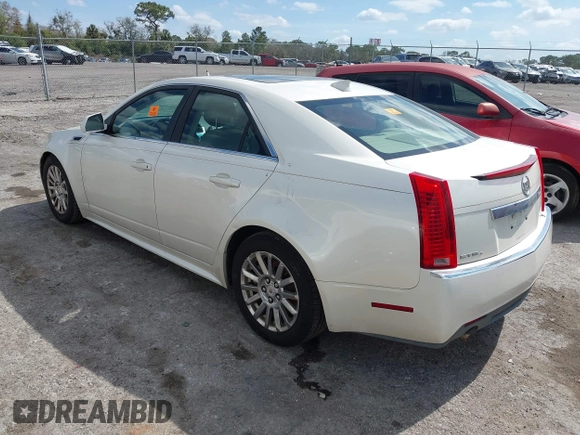 2011 Cadillac CTS Sedan Luxury with VIN 1G6DG5EY7B0126192, listed as a IAAI auction lot 41587247 with 1 mi miles. Bid and sale history available at carsss.com. Image 3.
