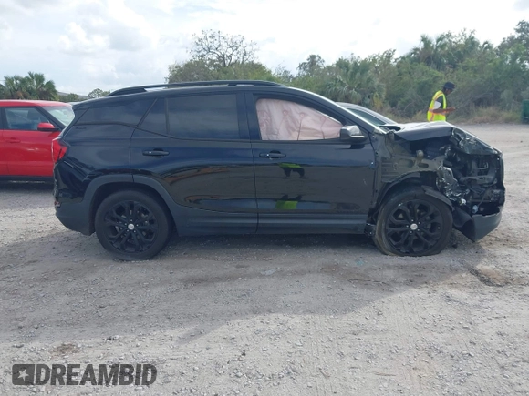 2019 GMC Terrain SLE with VIN 3GKALMEV0KL378319, listed as a IAAI auction lot 40805830 with 94,544 mi miles. Bid and sale history available at carsss.com. Image 13.