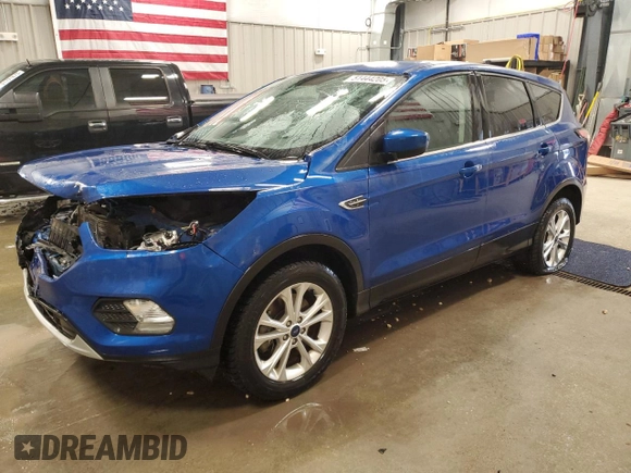 2017 Ford Escape SE with VIN 1FMCU9GD1HUB78854, listed as a Copart auction lot 51444205 with 97,399 mi miles and Salvage Title. Bid and sale history available at carsss.com. Image 1.
