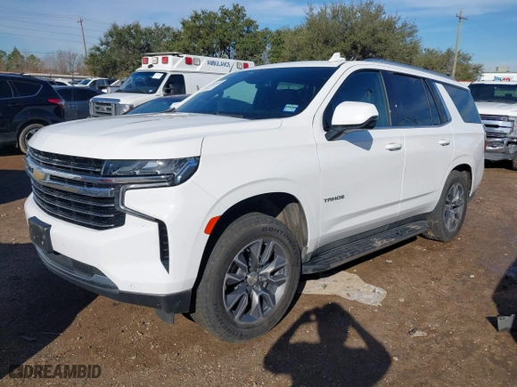 2023 Chevrolet Tahoe LT with VIN 1GNSCNKD4PR245877, listed as a IAAI auction lot 41301909 with 37,302 mi miles. Bid and sale history available at carsss.com. Image 19.