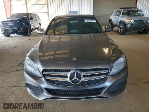 2018 Mercedes-Benz C 300 with VIN 55SWF4JB1JU238800, listed as a Copart auction lot 58972855 with 109,704 mi miles and Salvage title. Bid and sale history available at DreamBid. Image 5.