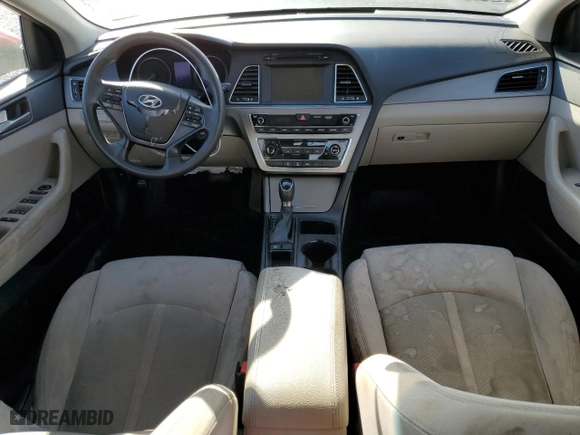 2017 Hyundai Sonata SE with VIN 5NPE24AF9HH476756, listed as a Copart auction lot 49695085 with 140,708 mi miles and Salvage Title. Bid and sale history available at carsss.com. Image 8.