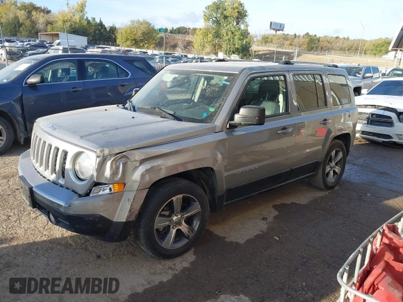 2017 Jeep Patriot High Altitude with VIN 1C4NJPFA7HD209381, listed as a IAAI auction lot 40698449 with 110,379 mi miles and . Bid and sale history available at carsss.com. Image 2.