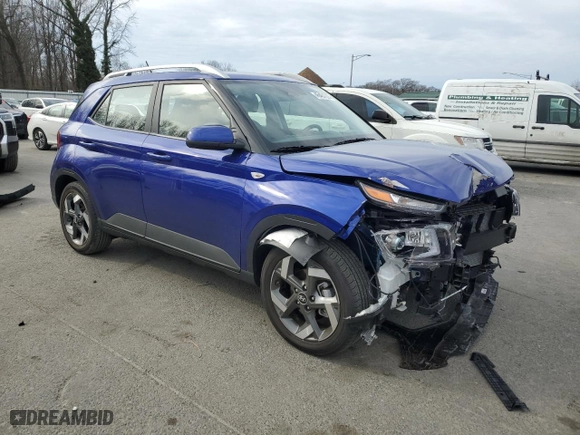 2023 Hyundai Venue Limited with VIN KMHRC8A32PU278595, listed as a Copart auction lot 46461225 with 2,158 mi miles and Salvage Title. Bid and sale history available at carsss.com. Image 4.