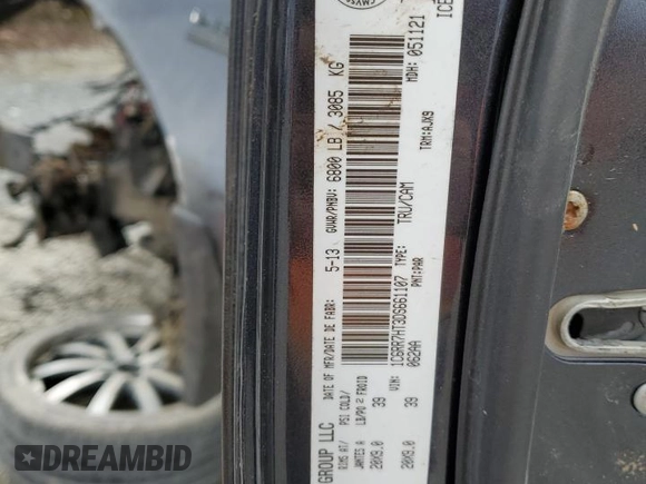 2013 Ram 1500 Sport with VIN 1C6RR7HT3DS661107, listed as a Copart auction lot 49841535 with Not provided miles and Salvage title. Bid and sale history available at DreamBid. Image 14.