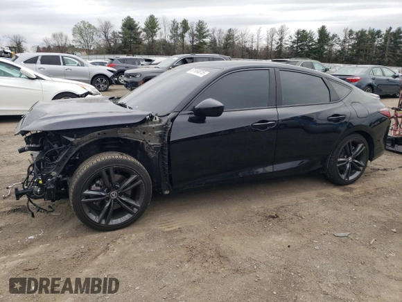 2024 Acura Integra w/A-Spec Package z VIN 19UDE4H33RA014296, wystawiony jako Copart lot #51104815 z przebiegiem 18 146 mil mil oraz Szkody całkowita. Historia ofert i sprzedaży dostępna na DreamBid. Obrazek 1.