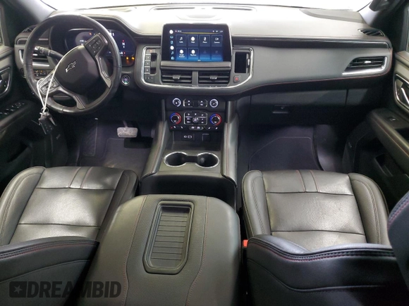 2022 Chevrolet Suburban RST with VIN 1GNSKEKD4NR341895, listed as a Copart auction lot 45866445 with 47,571 mi miles and Salvage title. Bid and sale history available at DreamBid. Image 8.