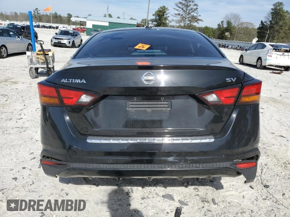 2021 Nissan Altima 2.5 SV with VIN 1N4BL4DV1MN419700, listed as a Copart auction lot 49407465 with 128,678 mi miles and Salvage Title. Bid and sale history available at carsss.com. Image 6.