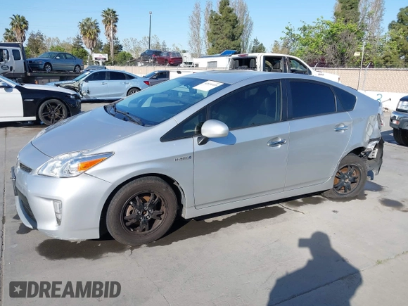 2013 Toyota Prius One with VIN JTDKN3DU6D5687163, listed as a IAAI auction lot 42034445 with 354,736 mi miles. Bid and sale history available at carsss.com. Image 6.